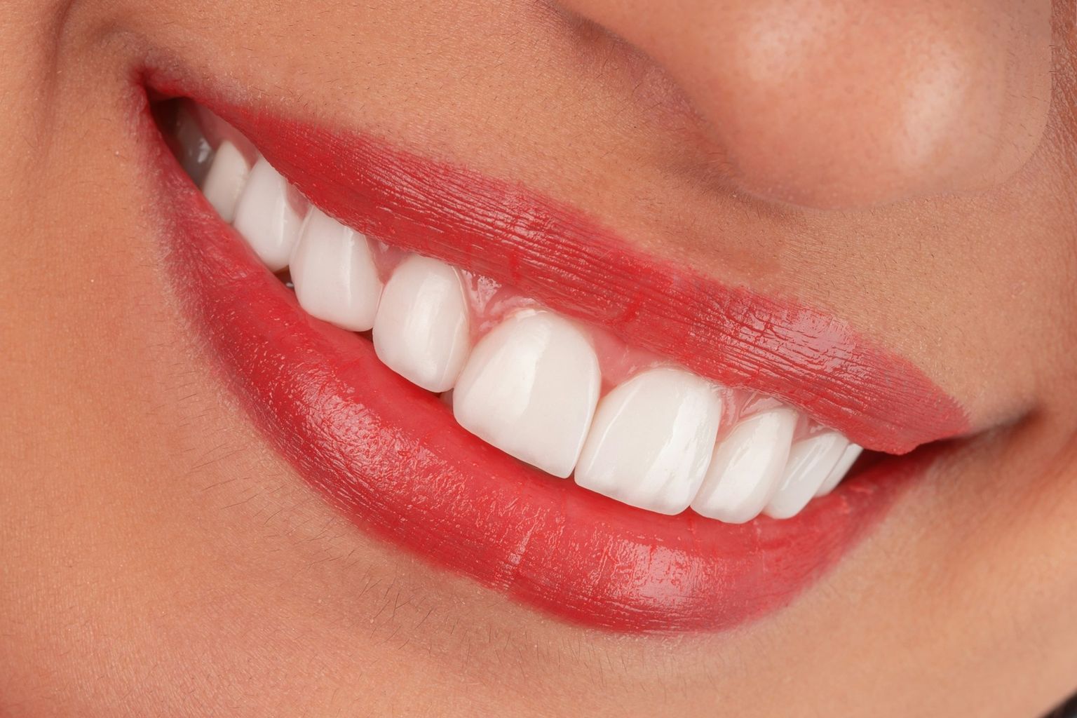 A close smile